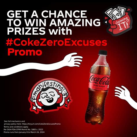 cokeurl.com win with coke 2024|Coke Zero Excuses Promo .
